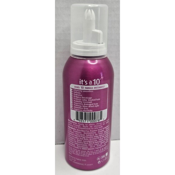 It's a 10 Miracle Whipped Styling Balm Hair Mousse 5 OZ 143ml - Picture 2 of 2